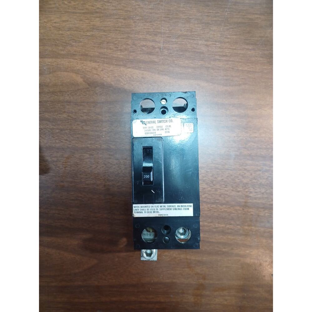 Cutler Hammer WestingHouse CA2200V 2-Pole 200AMPS Circuit Breaker TESTED